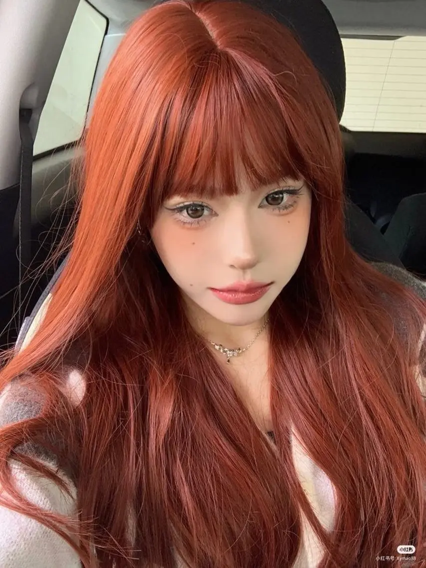 カラー ヘアカラー トリートメント ヘッドスパ ヘアセット 透明感×暖色カラー 🍒𝐘𝐮𝐤𝐚のヘアスタイル