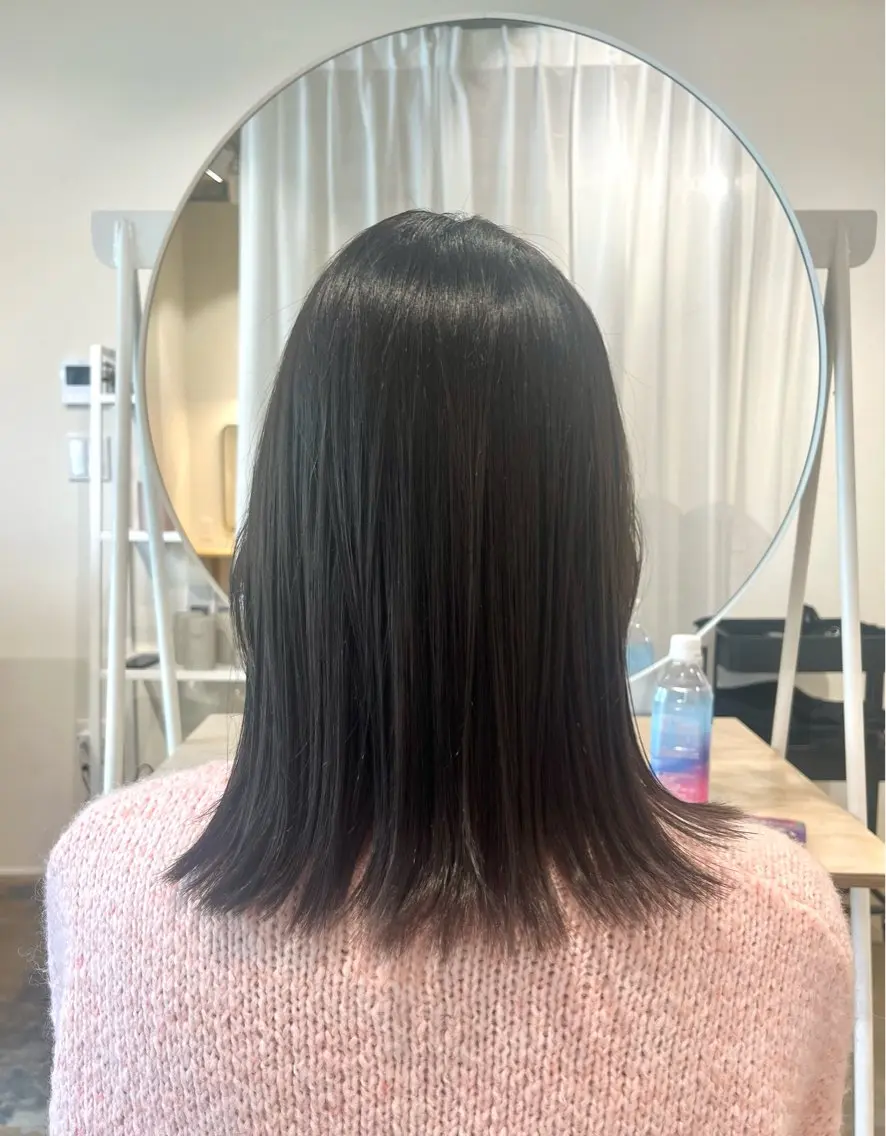 セミロング カラー Time is mummyのヘアスタイル