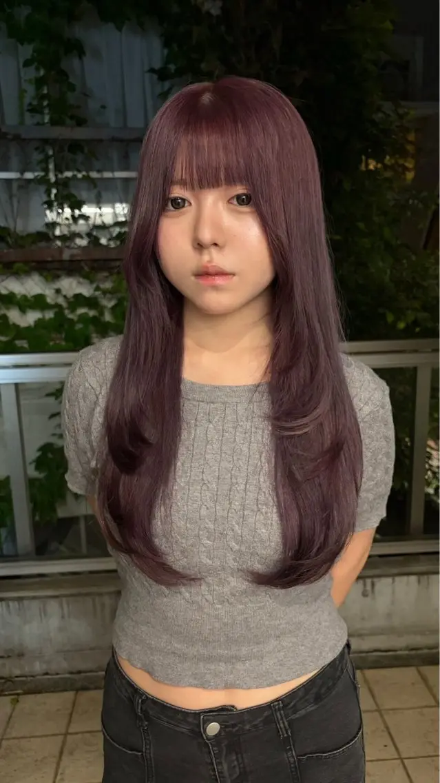ロング ヘアカラー 艶々ハイトーン🪽/ かのんのヘアスタイル