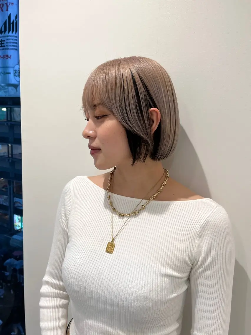 ショート ヘアカラー レイヤー⭐️カラー ⭐️平川雅史のヘアスタイル