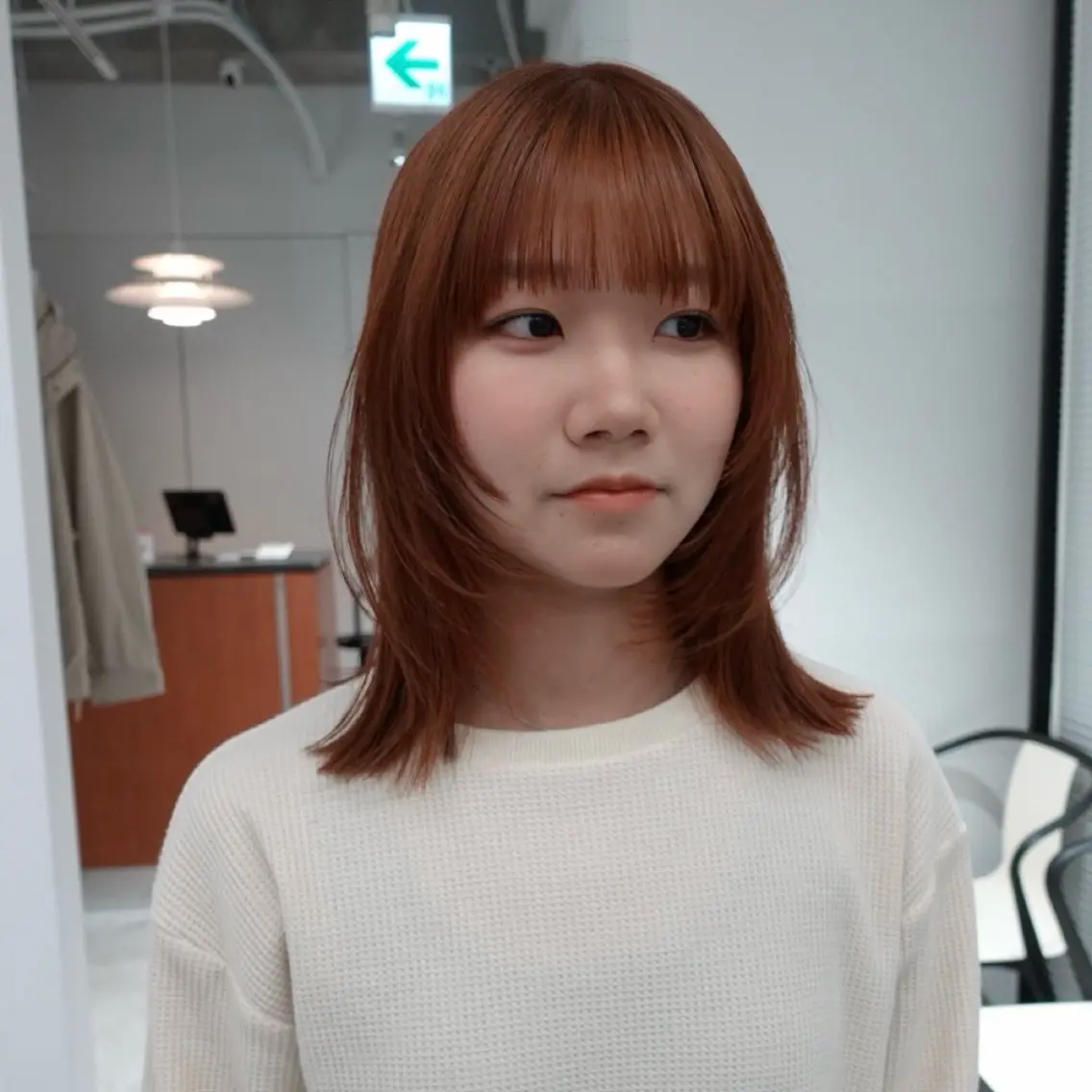 ショート カラー ヘアアレンジ ベージュカラー ブリーチ ブリーチなしカラー オレンジ オレンジベージュ カット ヘアカラー 🌐サトウ リョウ🌐のその他イメージ