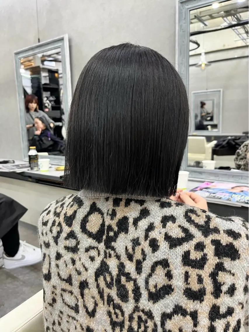 カラー あべ みゅうのヘアスタイル