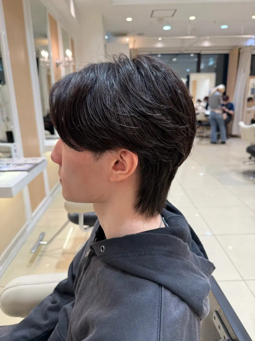 ショート パーマ メンズ カット パーマ トリートメント メンズ特化型美容師 栗山勇人のヘアスタイル