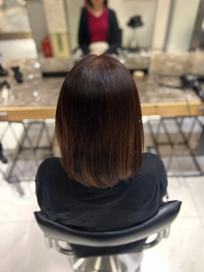 ミディアム カラー さ きのヘアスタイル