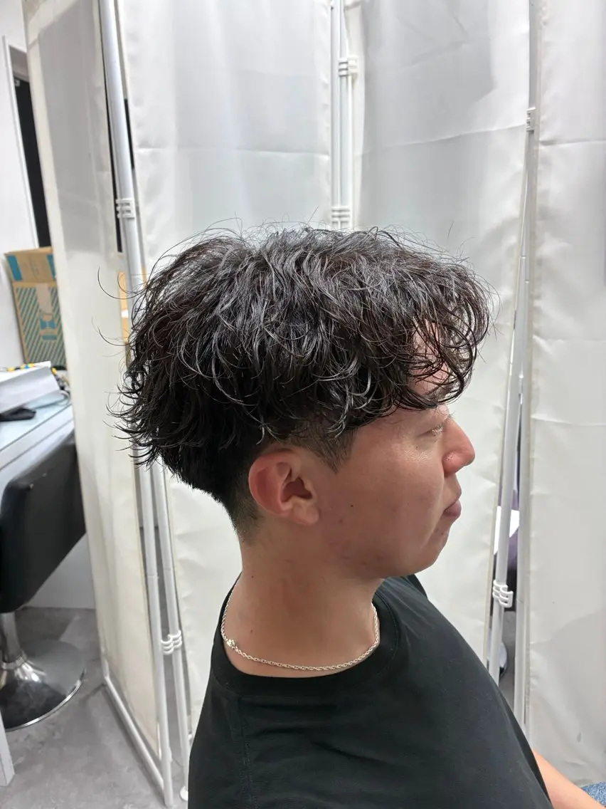 ショート パーマ メンズ メンズパーマ 💈海外風パーマ 💈メンズ/颯太のヘアスタイル
