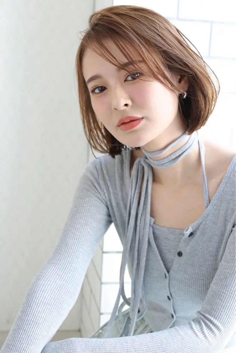 ミディアム ボブ WiLL 阪急茨木店のヘアスタイル