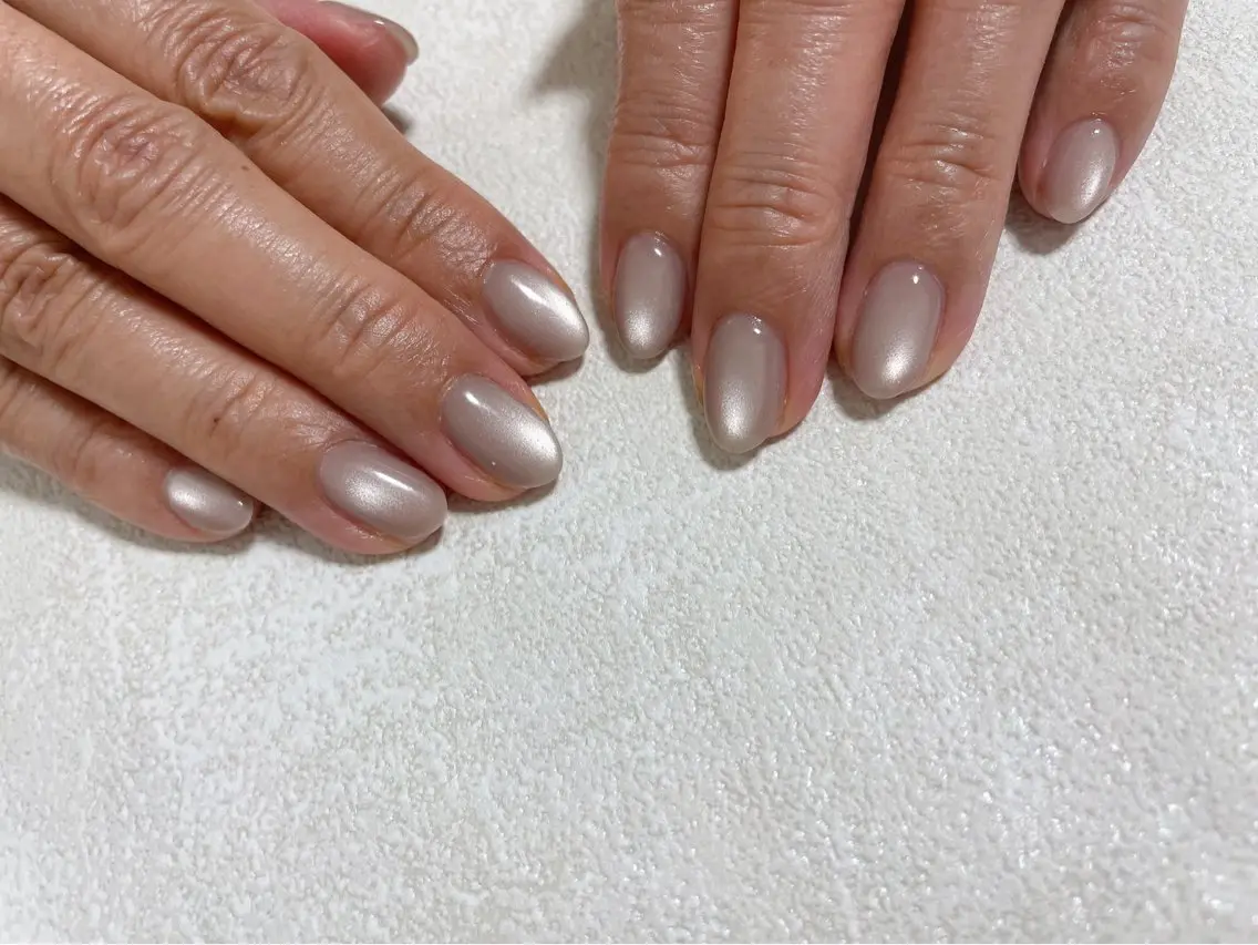 ネイル オーロラネイル フットネイル フレンチネイル ジェルネイル ハート ハンドネイル kiki nail たまプラーザのネイルデザイン