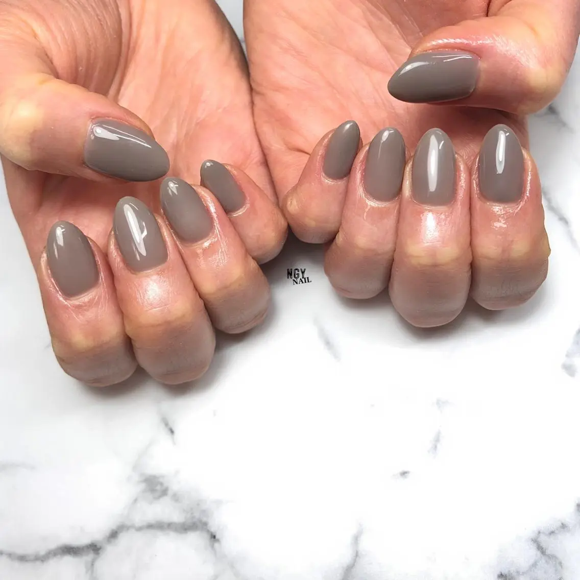ネイル 持ち込み ワンカラーネイル ハンドネイル NAIL NOWのネイルデザイン