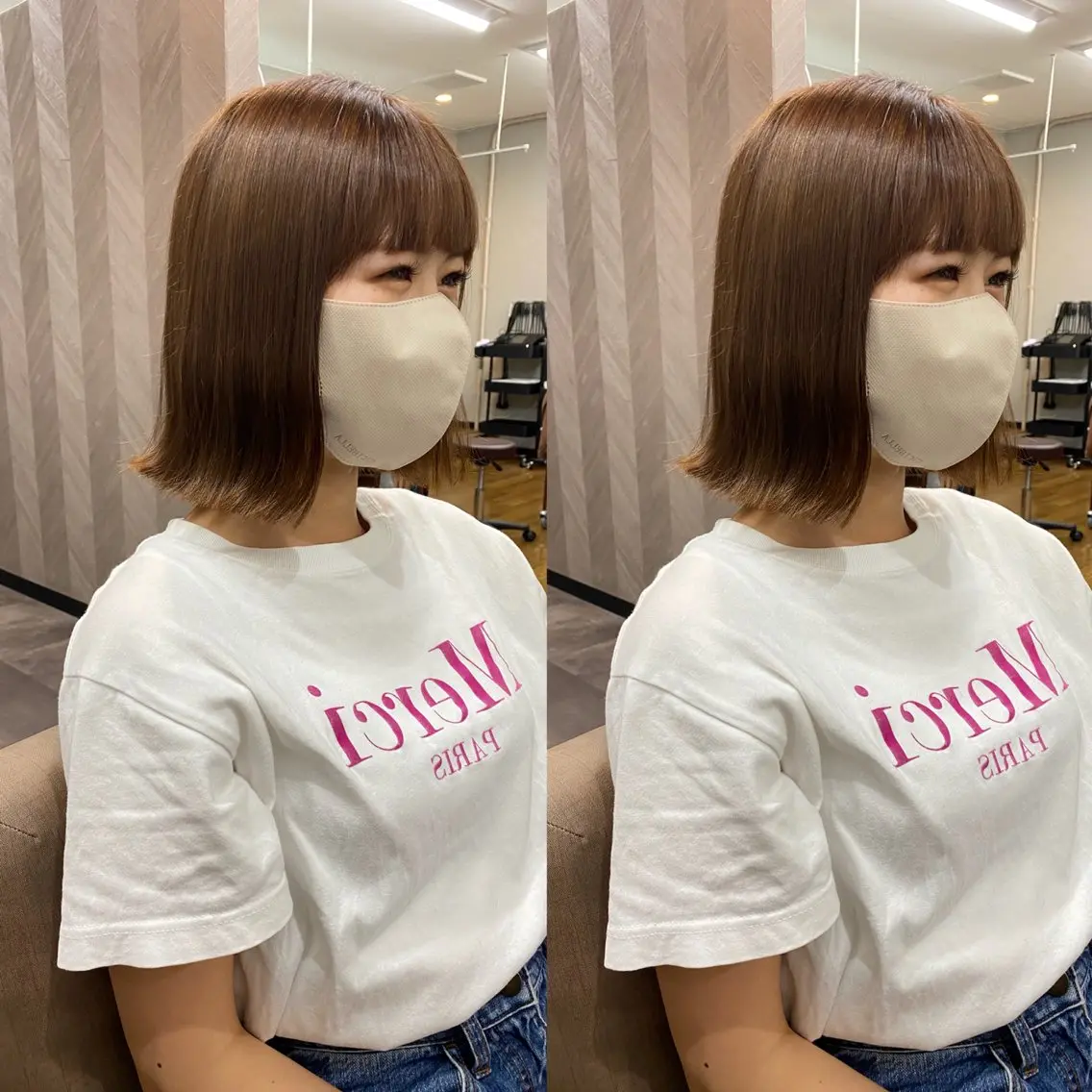ミディアム カット ヘアカラー トリートメント 口コミ150件超え 💬☘️笹岡航太のヘアスタイル
