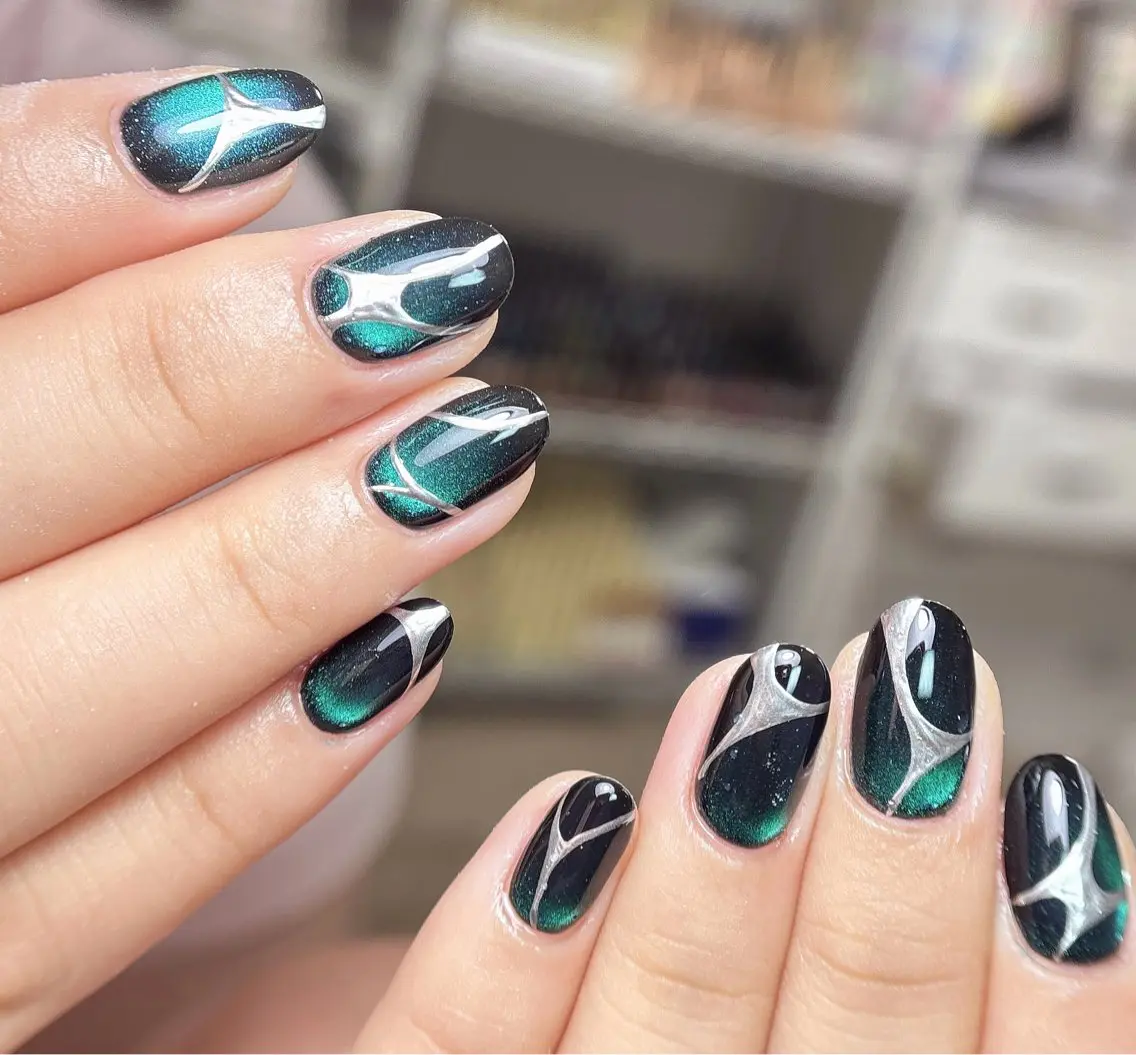 ネイル ハンドネイル Aura Nail ✨Ai✨のネイルデザイン