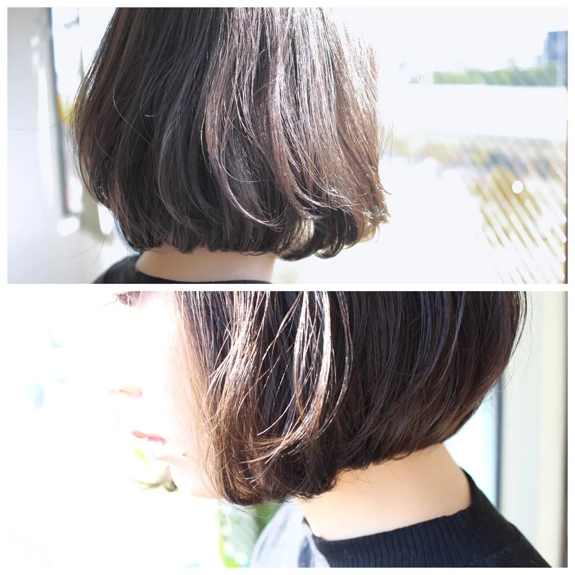 ショート カラー アッシュ 黒髪 似合わせカット BOB🌟ハイトーン /ブリーチ/TAKUのヘアスタイル