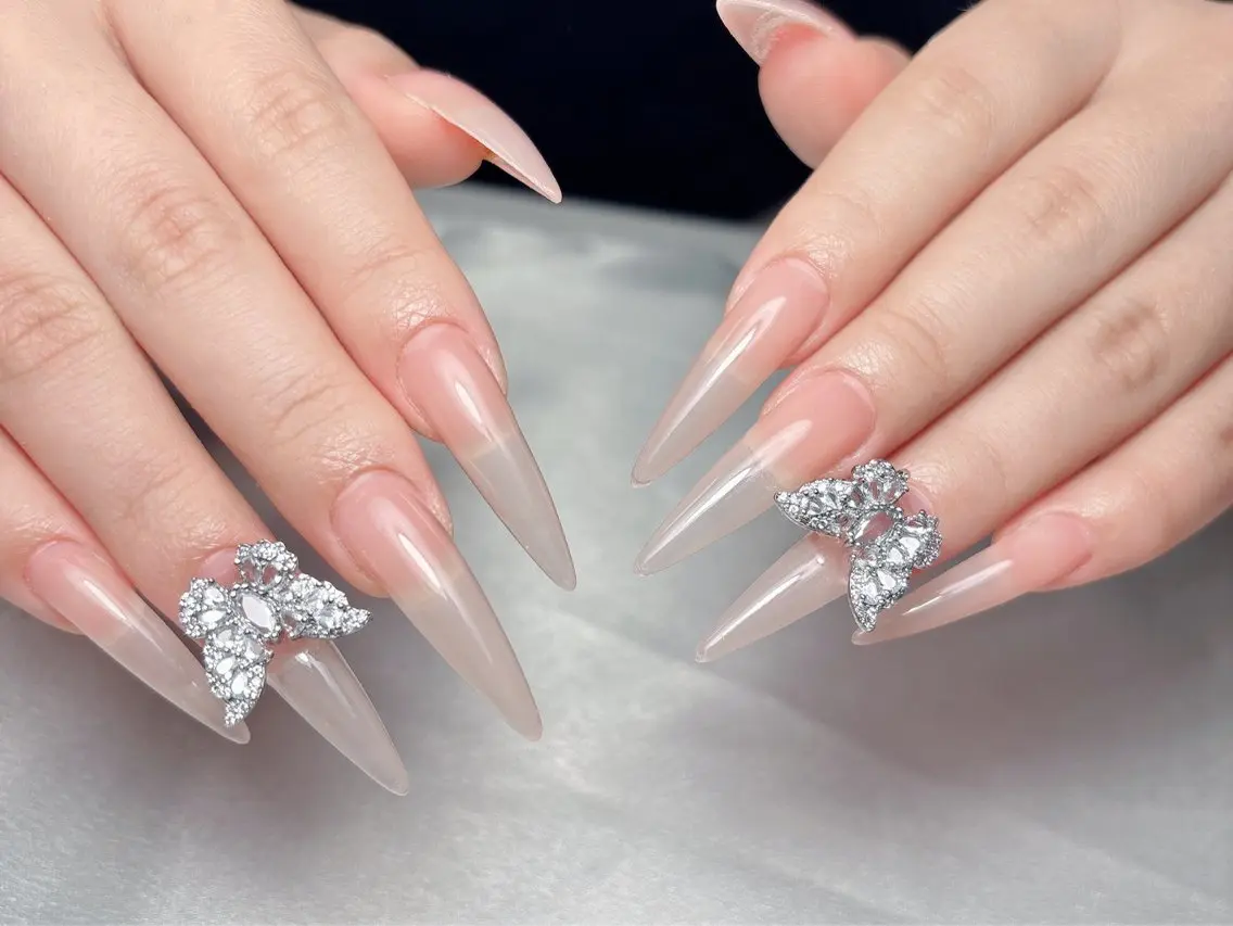 ネイル ハンドネイル Aura Nail 長さだし/パラジェルのネイルデザイン