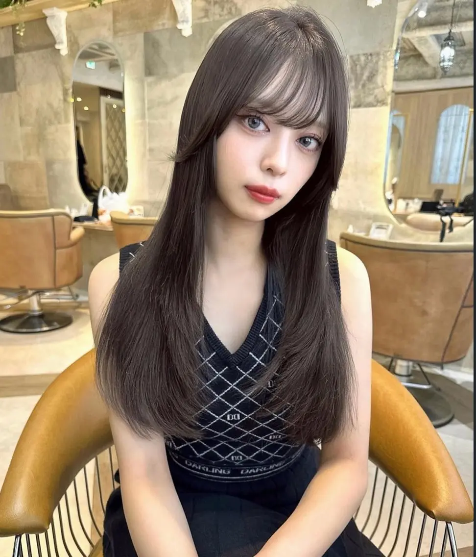 カラー 髪質改善 ヘアカラー 舩田 汰知のヘアスタイル