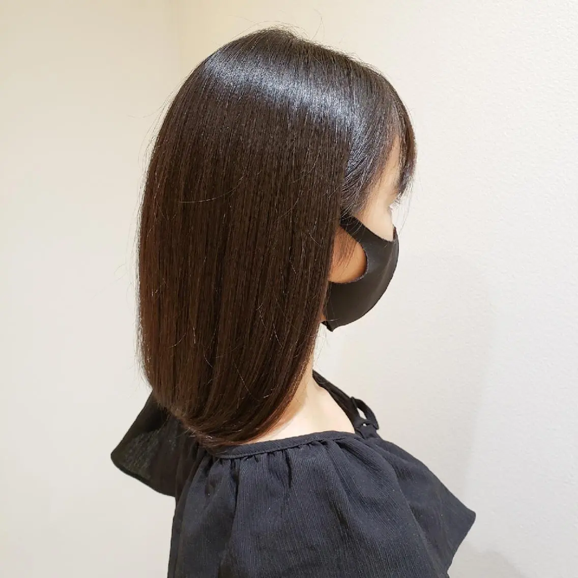 ミディアム パーマ 縮毛矯正 トリートメント 美髪⭐︎髪質改善 井上 康司のヘアスタイル