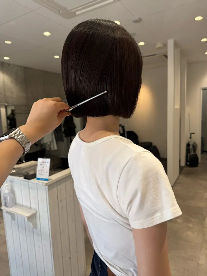 ショート 中井亜未/ 姫路ボブのヘアスタイル