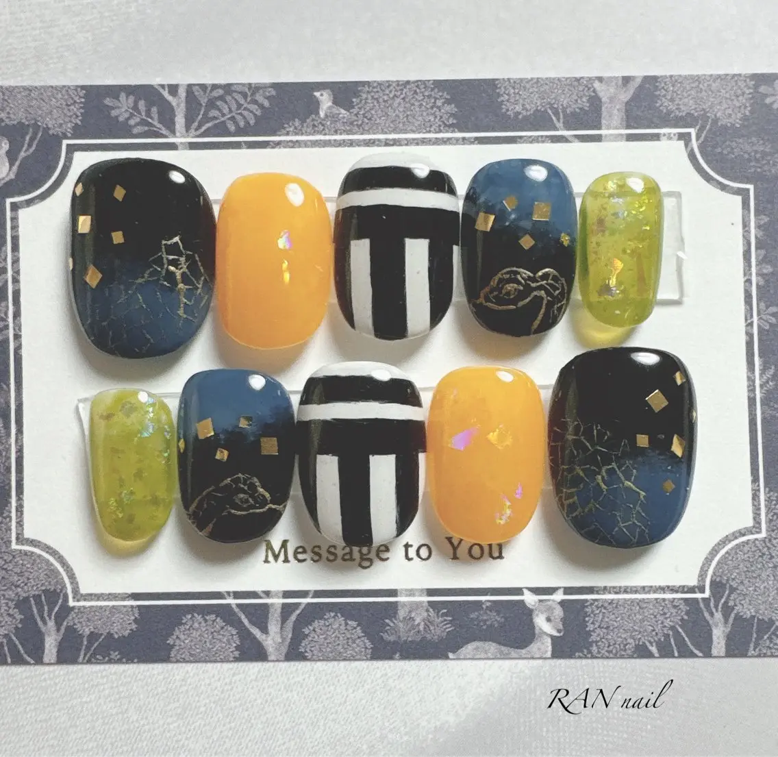 ネイル キラキラネイル ネイルチップ RAN nailのネイルデザイン
