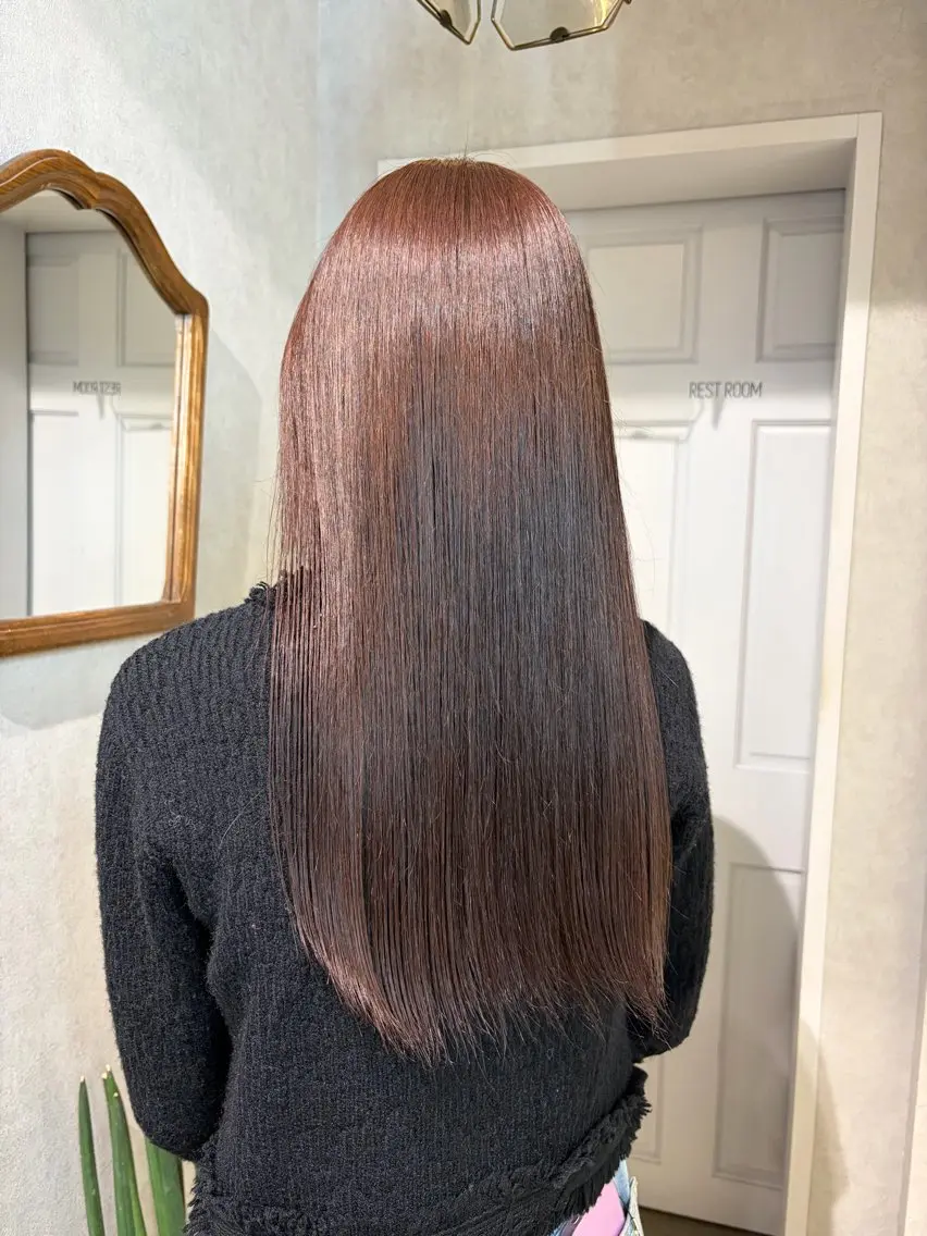 ロング カラー ヘアカラー 透明感カラー🫧🎀 まりなのマツエク・マツパデザイン