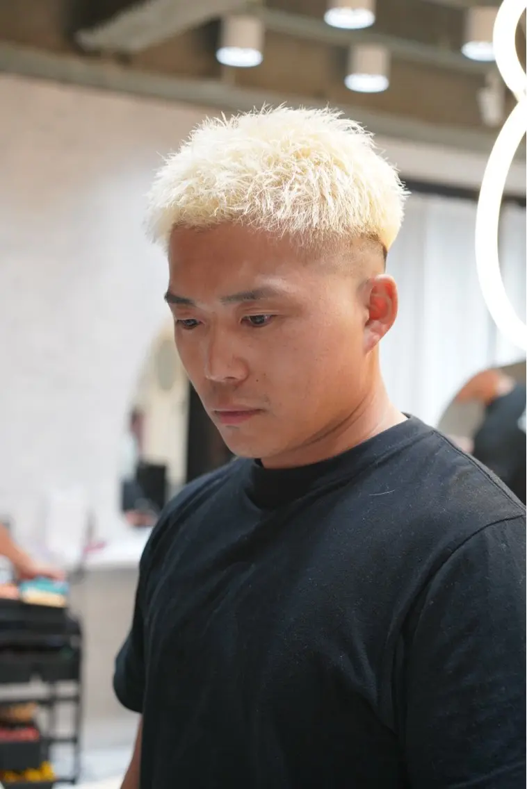 メンズカット+ダブルカラー+トリートメントの写真