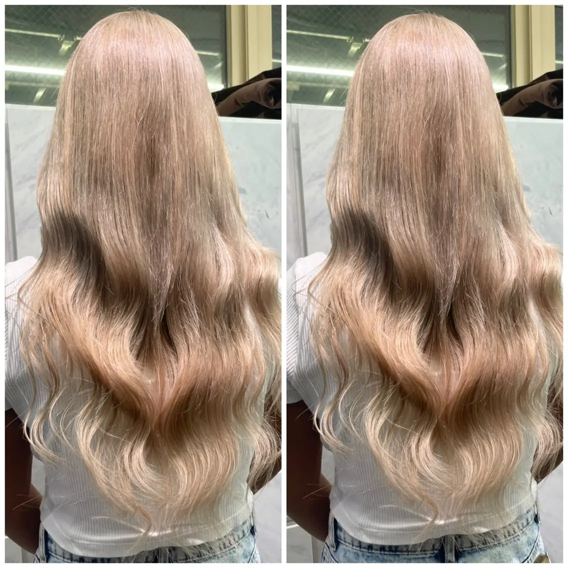 ロング ヘアカラー エクステ 🦋プルエクステ ARISA🦋のヘアスタイル