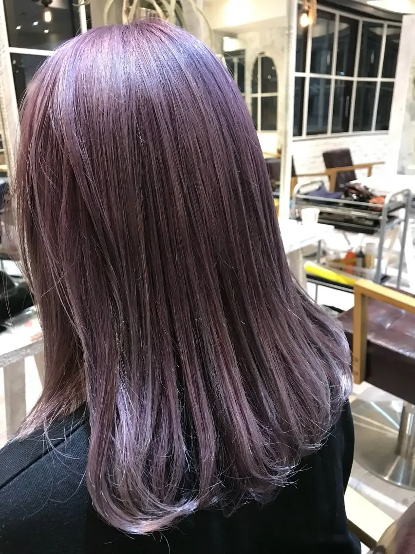セミロング カラー 塚本 昂のヘアスタイル