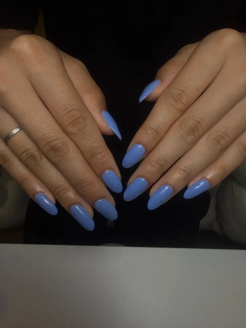 ネイル ワンカラーネイル ハンドネイル kazane 💅🏾💋のネイルデザイン