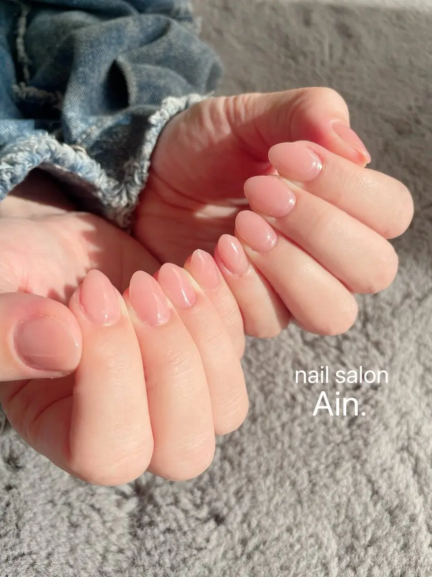 ネイル ワンカラーネイル シンプルネイル nail salon Ain.のネイルデザイン