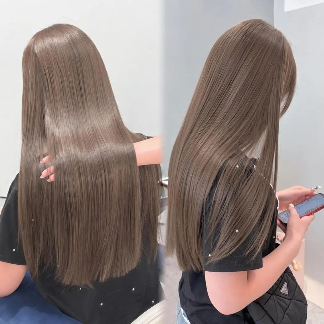 ロング カット ヘアカラー 縮毛矯正 トリートメント kanato🇰🇷 【札幌韓国ヘア】のヘアスタイル