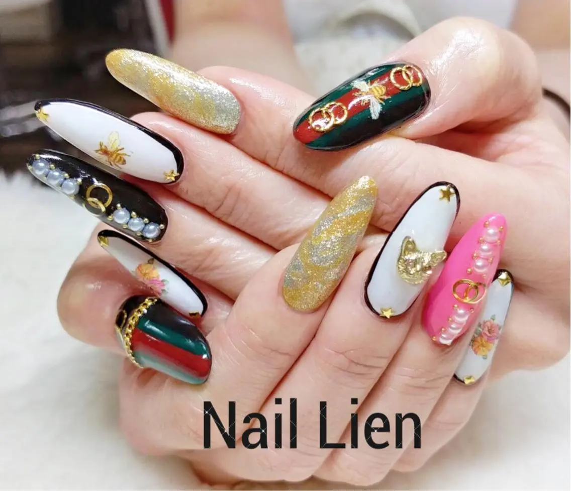 ネイル スカルプネイル ハンドネイル Nail lieNのネイルデザイン