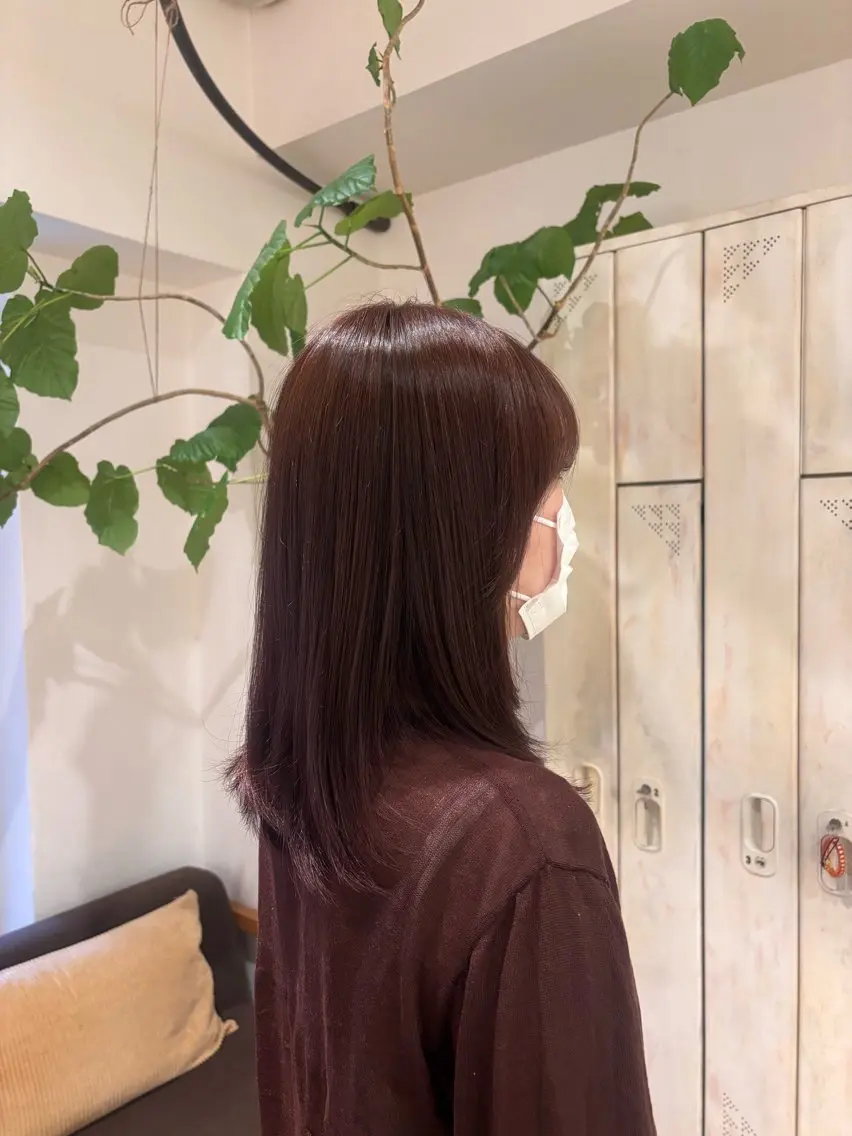 ミディアム カラー ヘアカラー Noa🎀🫧 KNACK 阿倍野のヘアスタイル