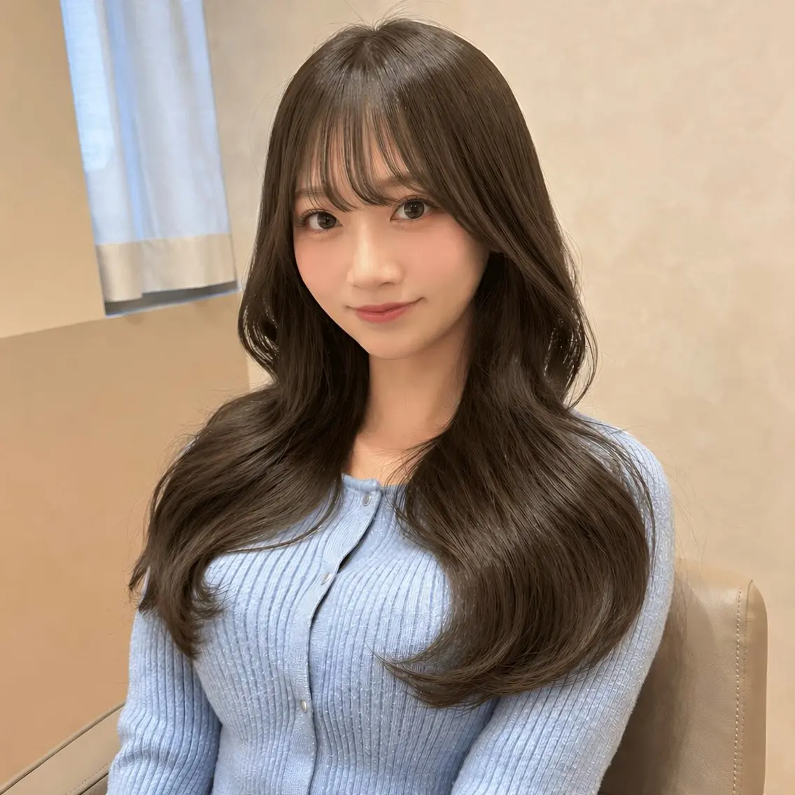 ロング 🕊️ナチュラル盛れ 韓国風艶髪/マホ🫧のヘアスタイル