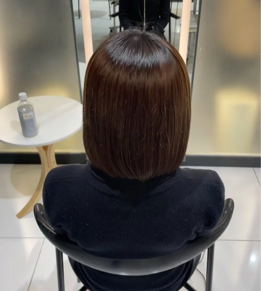ショート カット トリートメント karina🌿レイ ヤーカット/髪質改善のヘアスタイル