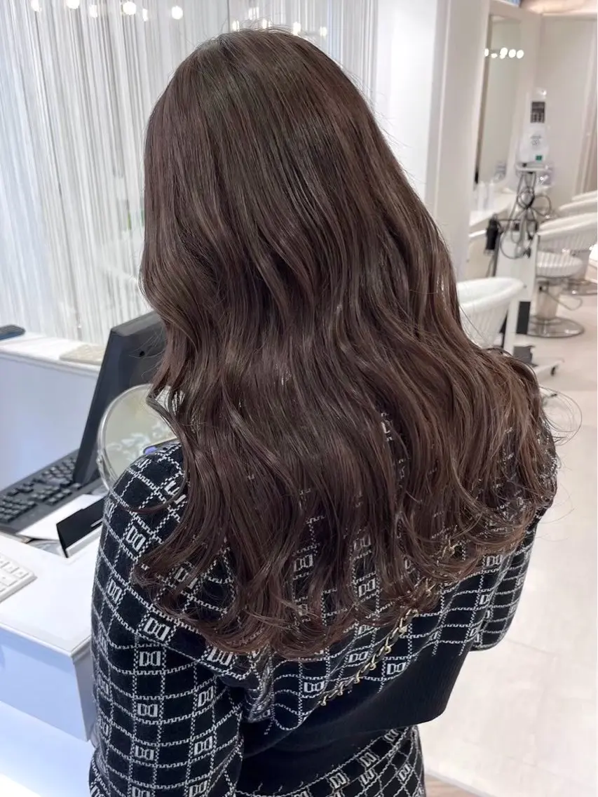 ロング カラー カット ヘアカラー ParveMix 🪽鳥取彩花のヘアスタイル