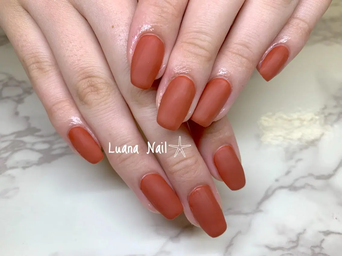 ネイル マットネイル ハンドネイル BeauJu by Luana Nailのネイルデザイン
