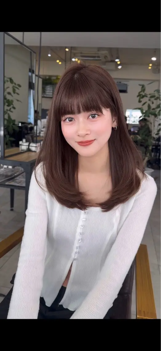 ミディアム 🤎レイヤー艶カラー /AYAME🤎のヘアスタイル