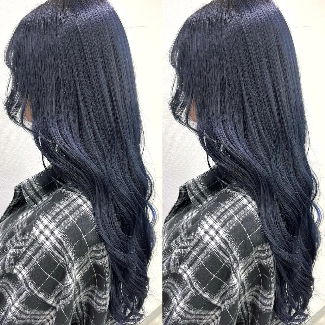 ロング カラー カット ヘアカラー トリートメント 透明感カラー🪿🤍 顔まわりカットのヘアスタイル