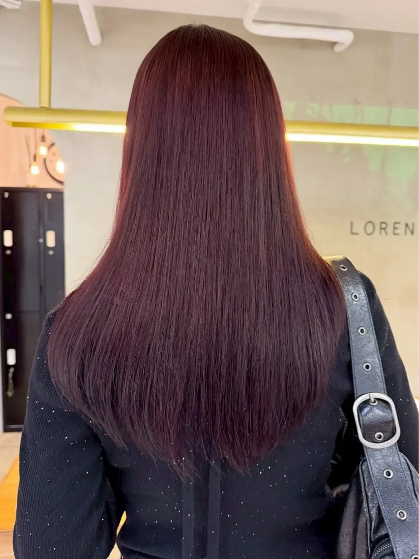 ロング ヘアカラー カラーモデル/ wakana🫐💟のヘアスタイル