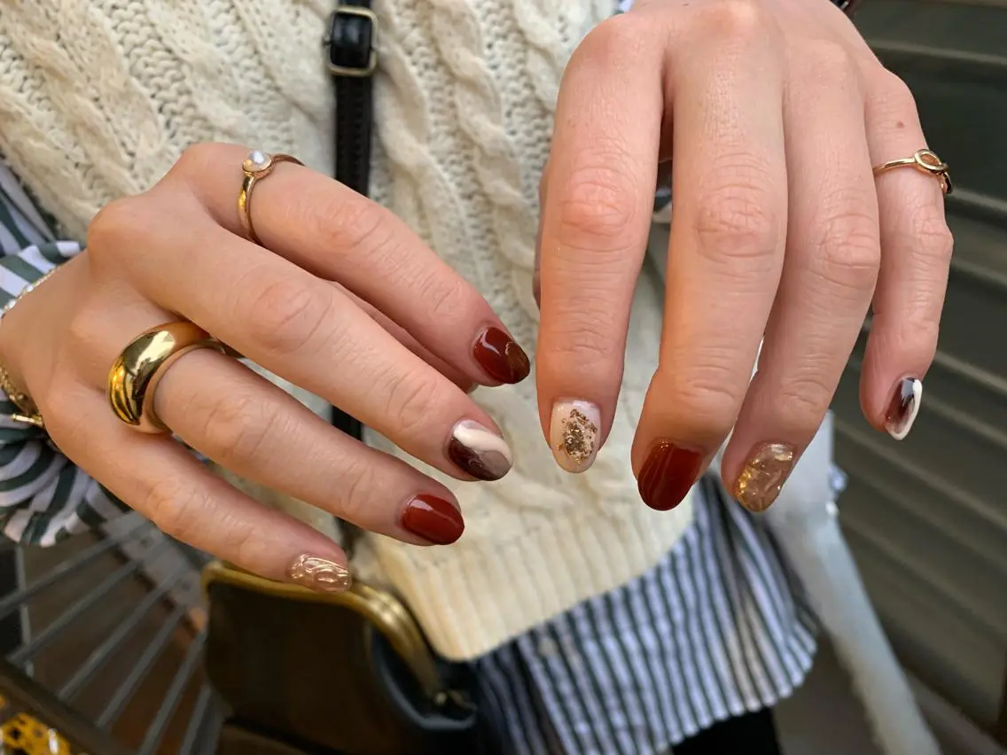Hand🖐🏻オフのみ（ドライケア付）¥4400🩶パーツあり＋¥550🩶他店オフ＋¥770の写真