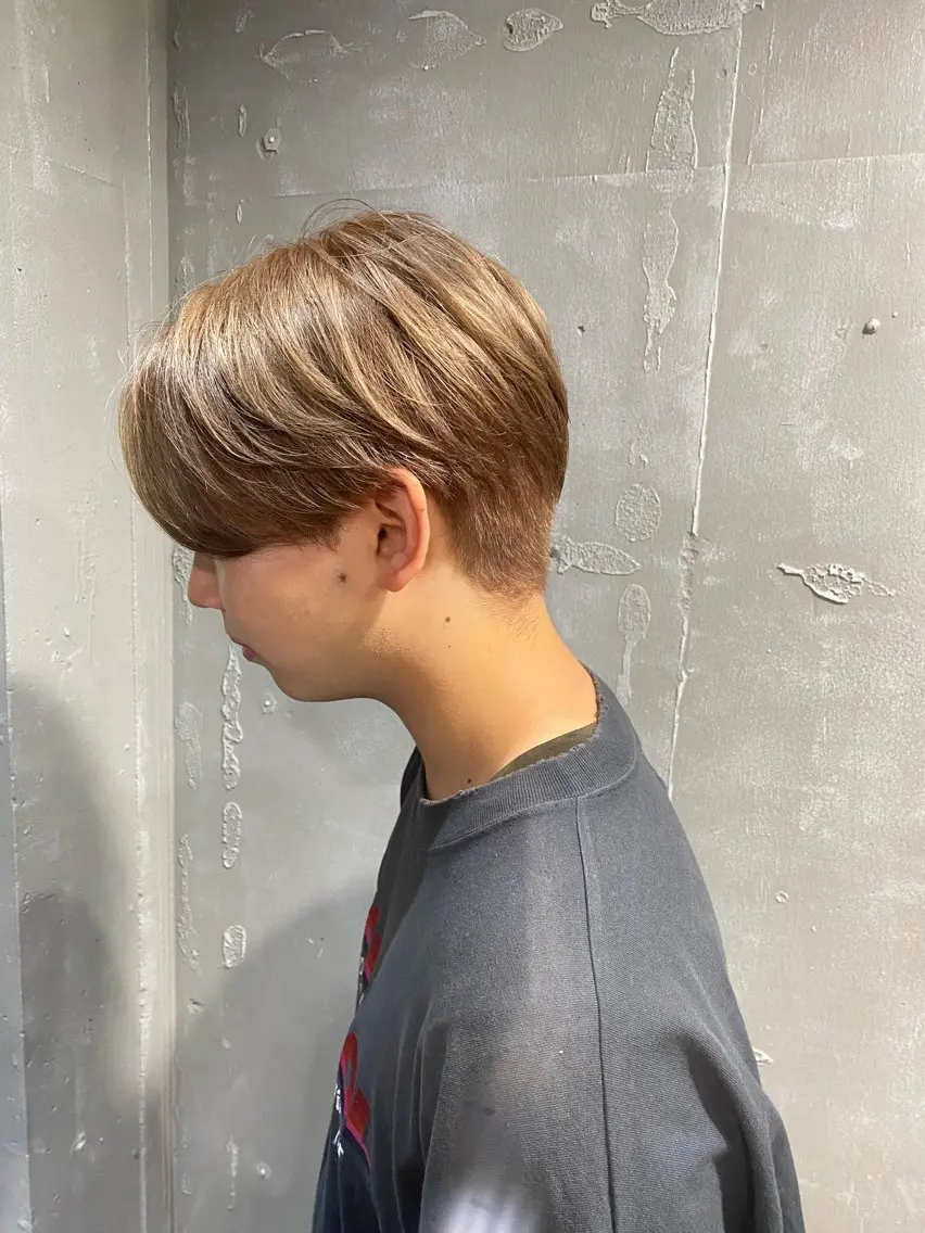 ショート メンズ センターパート tamakawa hinaのヘアスタイル