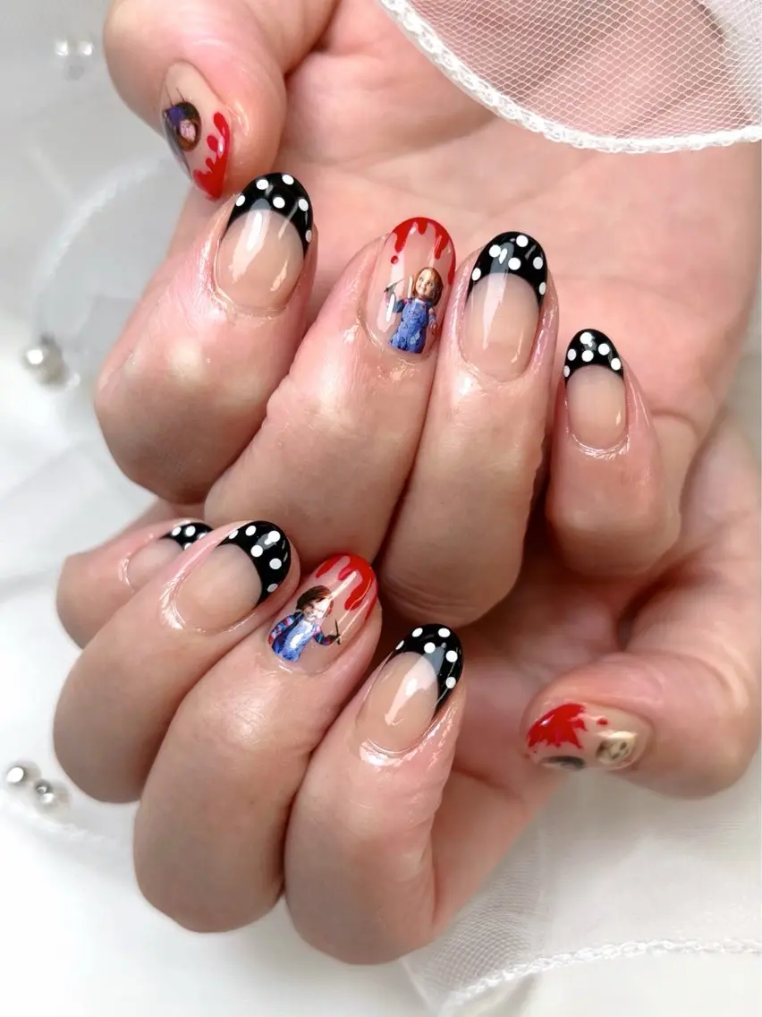 ネイル ハロウィン ハンドネイル Salon_ a.nailのネイルデザイン