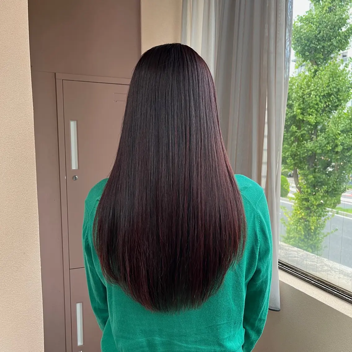 ロング カラー ベージュカラー ブリーチ 透明感カラー ダブルカラー 髪質改善 ヘアカラー トリートメント 髪質改善カラー/ボブ 🌻Mutsumiのヘアスタイル