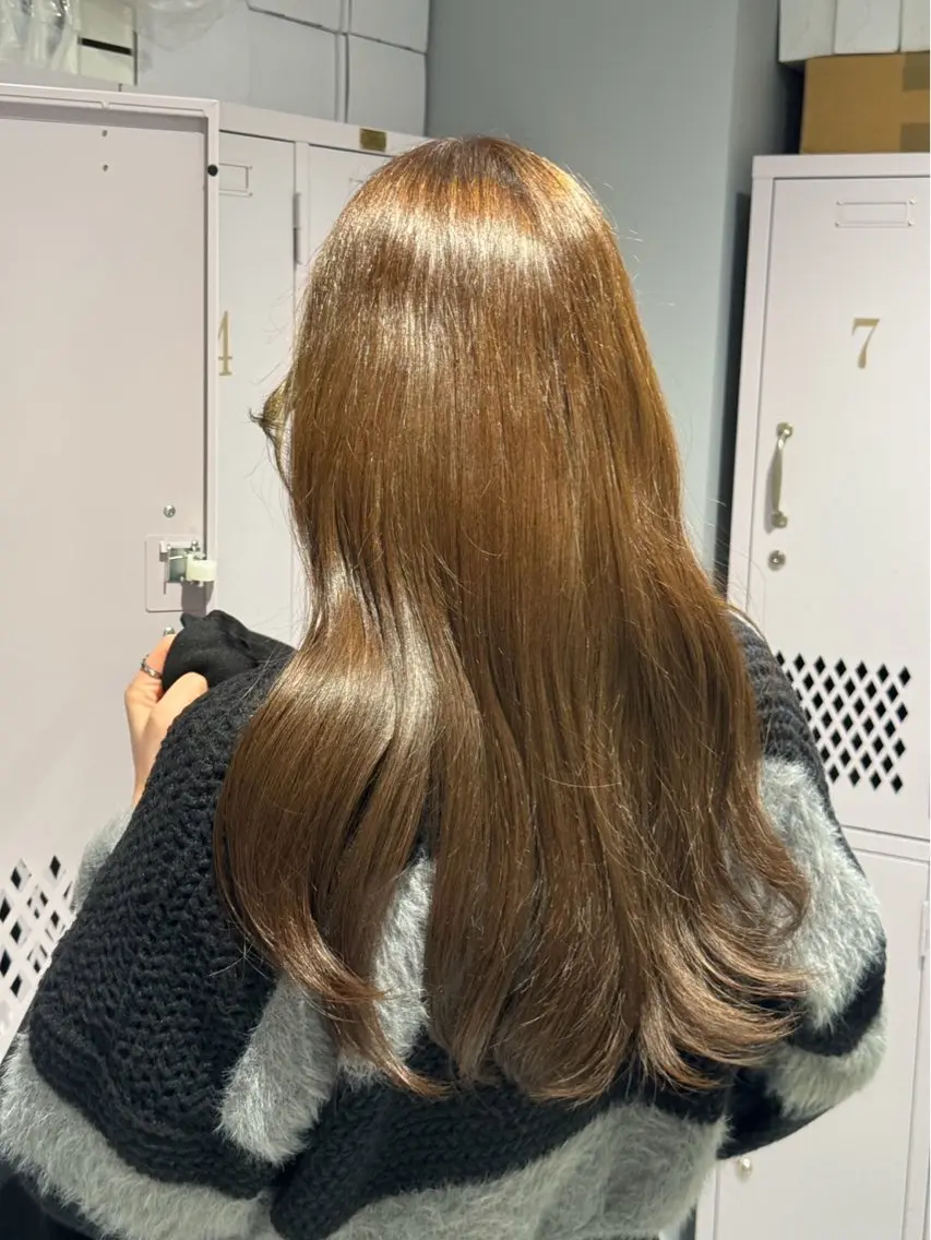 カラー 🌻艶髪ワンカ ラー山本 恋乃羽🌻のヘアスタイル