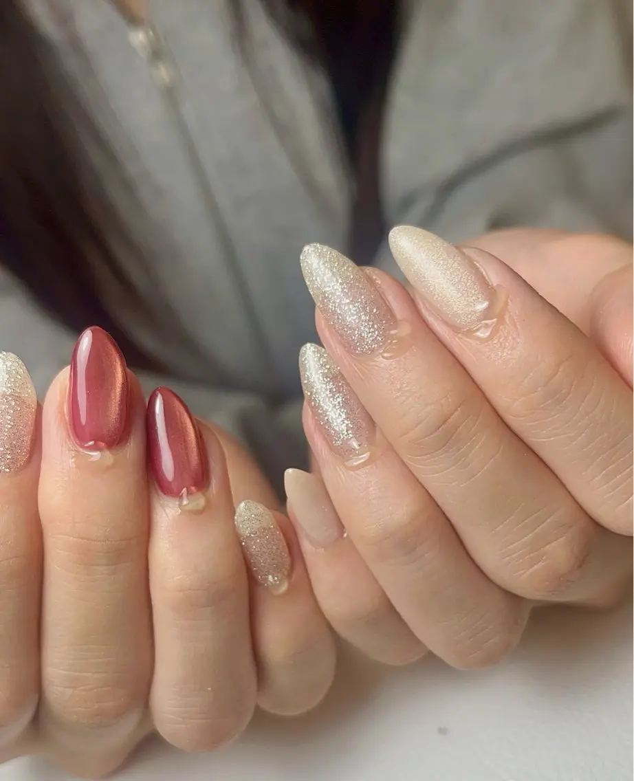 ハンドジェルネイル💅　オフ無しシンプルワンカラー　（複数色OK・マグネット🪄・フラッシュ可📸）の写真