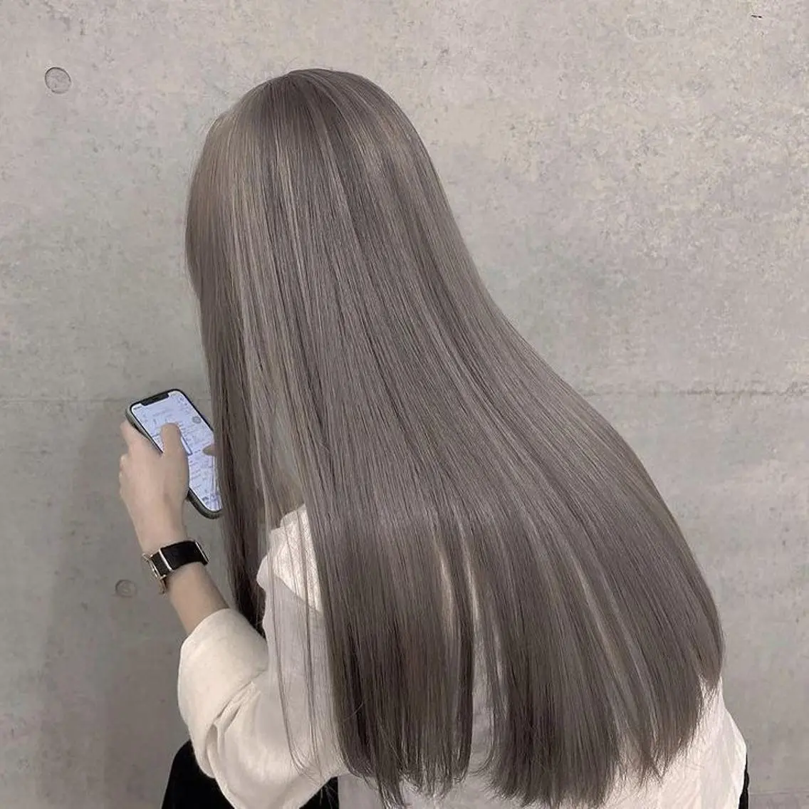 ロング ヘアカラー 髪質改善🫧 タイキのヘアスタイル