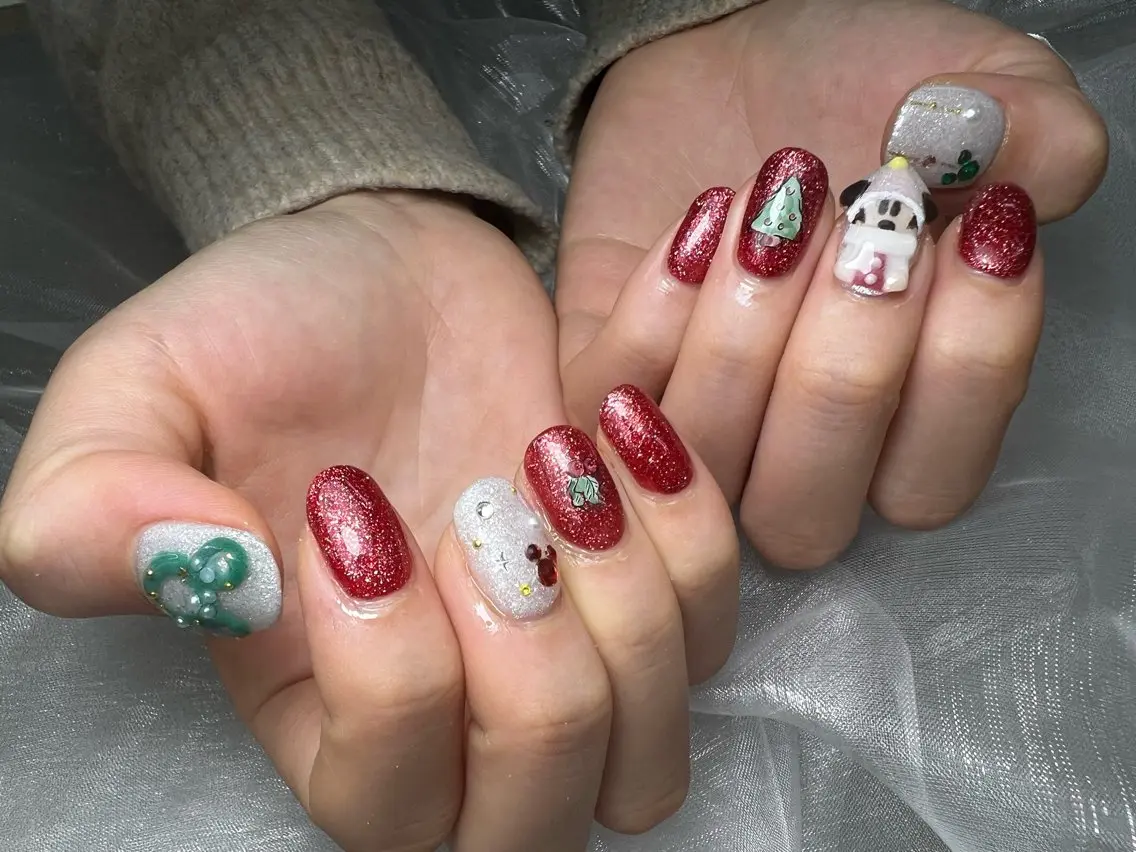 ネイル ハンドネイル Mana‪ ‪·͜· ❤︎‬のネイルデザイン