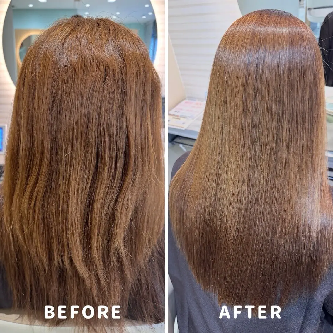 ロング 縮毛矯正 トリートメント 髪質改善特化サロン earth渋谷のヘアスタイル