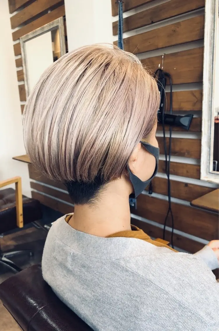 ショート ハンサムショート ショートヘア カット loup yunaのヘアスタイル