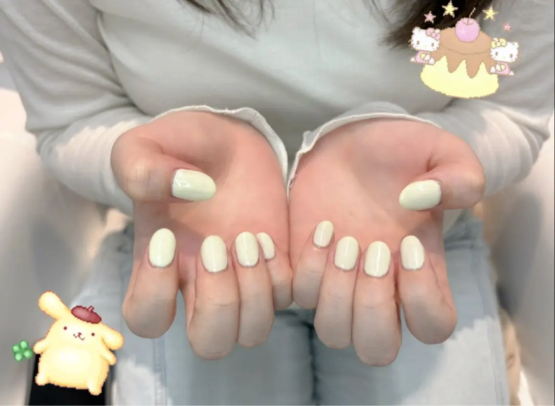 【Jrネイリスト練習モデル】オフなしワンカラーの写真