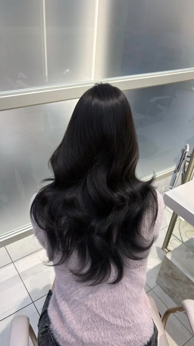 セミロング カラー ヘアカラー トリートメント Hina🫧透明感 /上品/モテ🫧のヘアスタイル