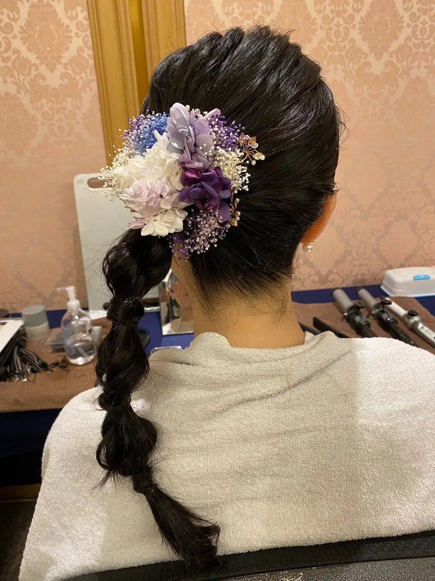 ヘアアレンジ 成人式 ヘアセット Hiroshi ヒロシのヘアスタイル
