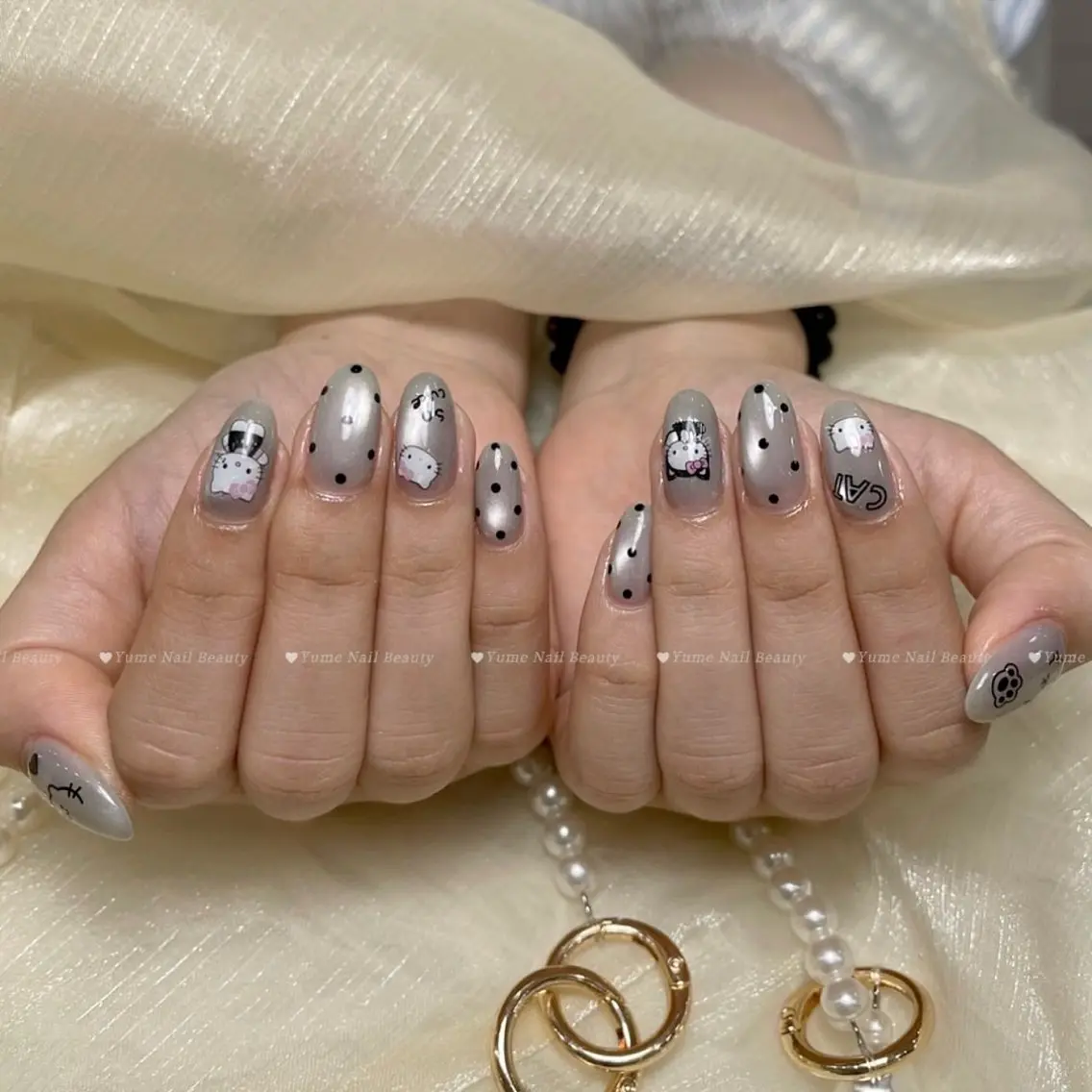 ミディアム YUME Nail Beautyのネイルデザイン